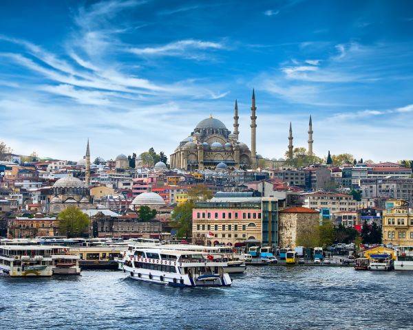 Istanbul the capital of Turkey, eastern tourist city.